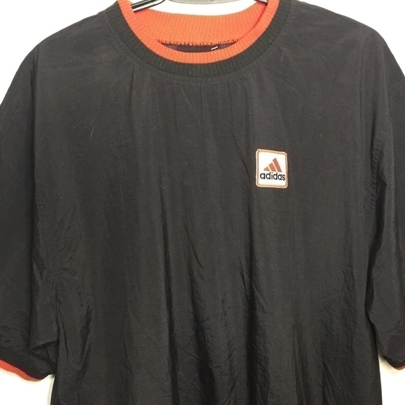 VINTAGE Adidas Nylon Short Sleeve Top - Picture 4 of 7